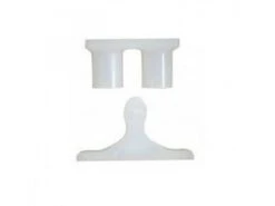 Fjord Outdoor Polysnapper Kunststof Wit à 2 Stuks