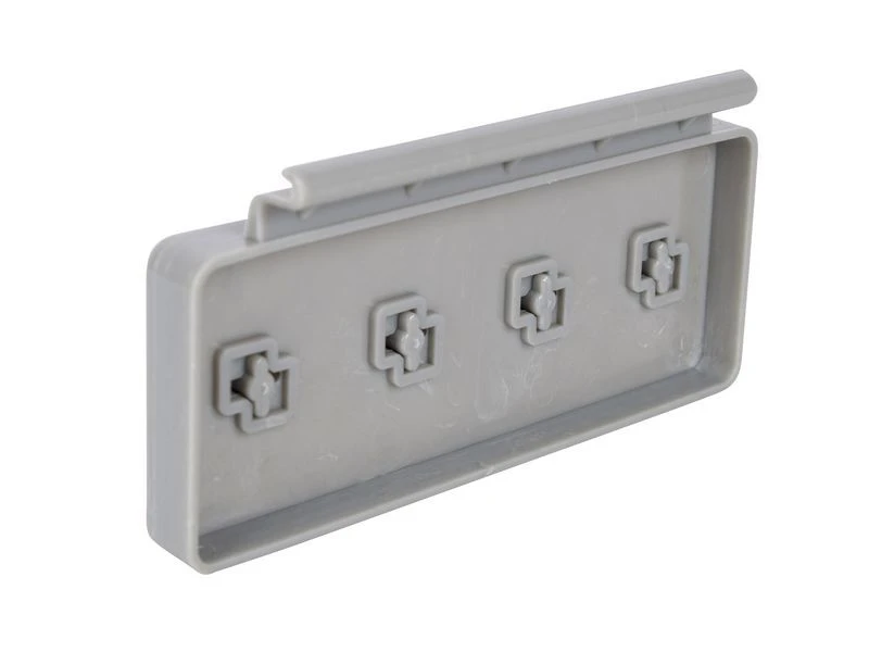 Bo-Camp Kapstok Voor Caravanrail 4 Haaks Wit 4 Bo-Camp Kapstok Voor Caravanrail 4 Haaks Wit - Afbeelding 2