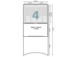 Eurotrail Opblaastent Georgia BTC Air -Buitenkampeer Winkel 58 3 eurotrail opblaastent georgia btc air plattegrond ette1136 2701