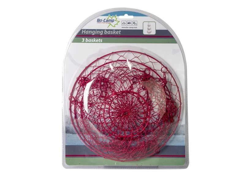 Bo-Camp - Hangmandjes - 3-Laags - Opvouwbaar - Metaal 6 Bo-Camp - Hangmandjes - 3-Laags - Opvouwbaar - Metaal - Afbeelding 4