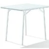 Sieger (camping) Tafel 80 X 60 Cm Wit. -Buitenkampeer Winkel sieger campingtafel 80x60 wit 110 w