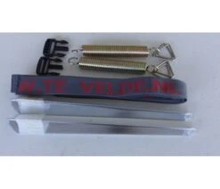 Hele Luifel Voor Voortent Aanritsbaar De Vaart Lux Serie Blauw. -Buitenkampeer Winkel te velde stormbandset2