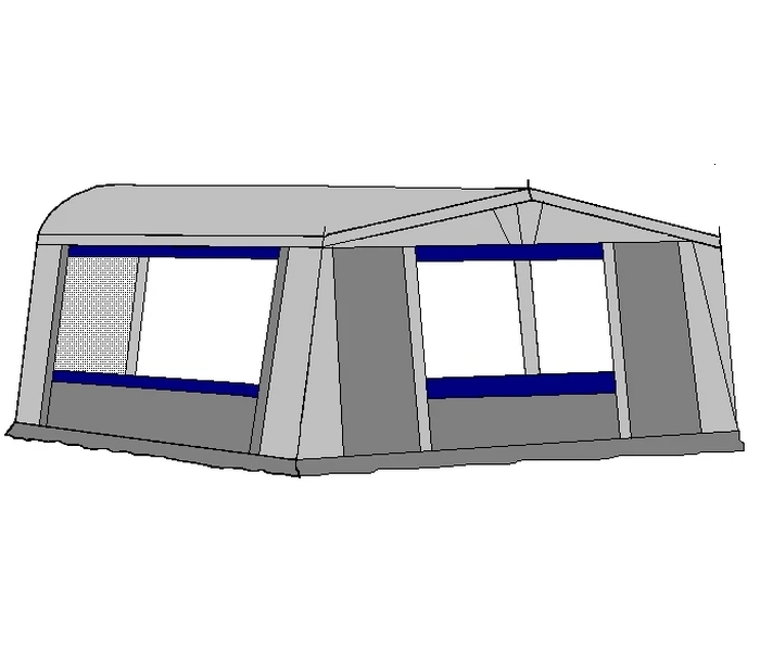 Te Velde Voortent De Vaart Standaard 310 Cm. 3 Te Velde Voortent De Vaart Standaard 310 Cm.