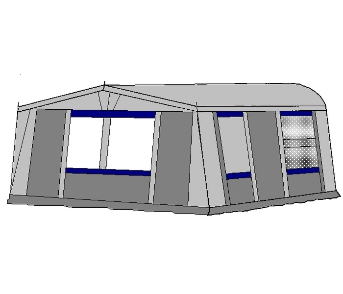 Te Velde Voortent De Vaart Standaard 310 Cm. 4 Te Velde Voortent De Vaart Standaard 310 Cm. - Afbeelding 2